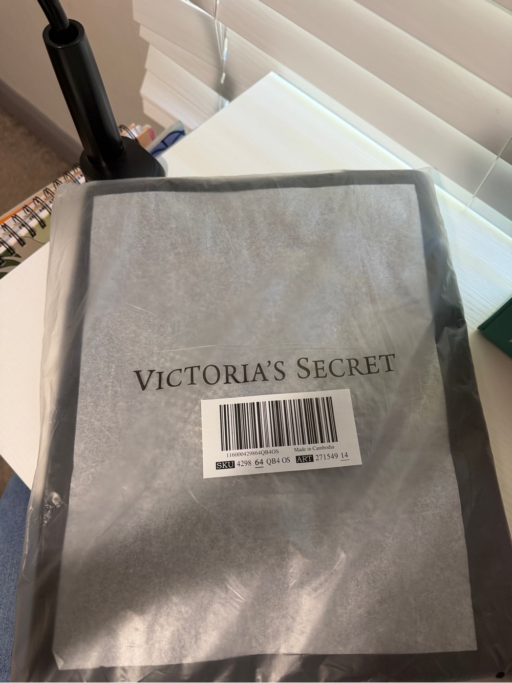 Victoria's Secret Black Tote with Logo Accent